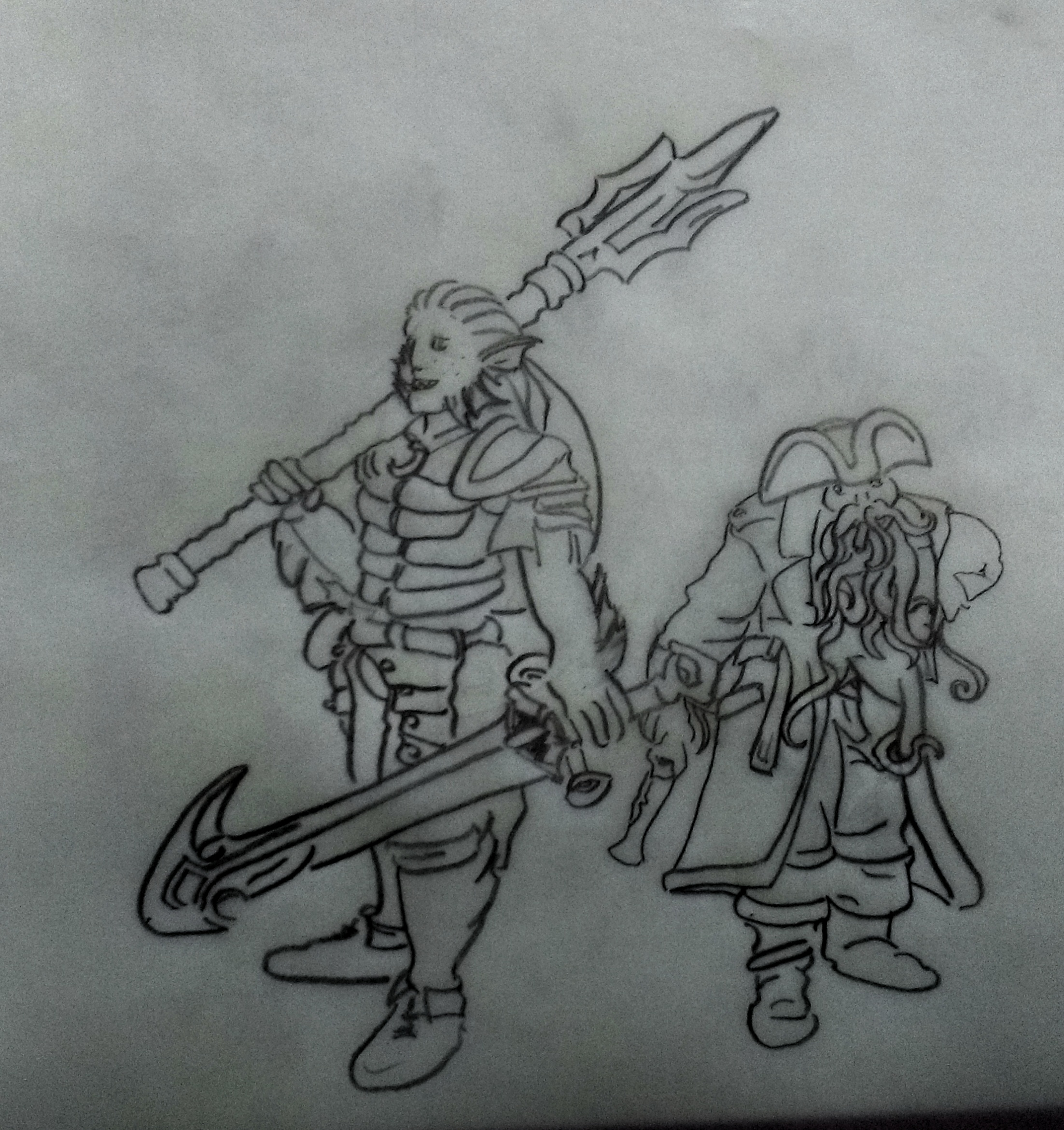 Croquis de Corus et Molos par vg11k