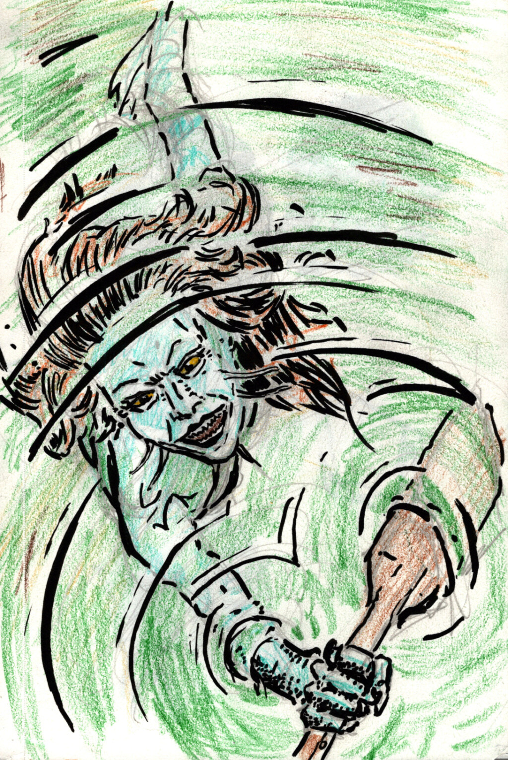 Croquis d’une Nyxe par Gromdal
