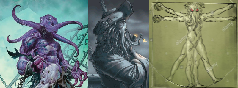 Compilation d’illustrations de Thuuls issus de differentes licences fantastiques