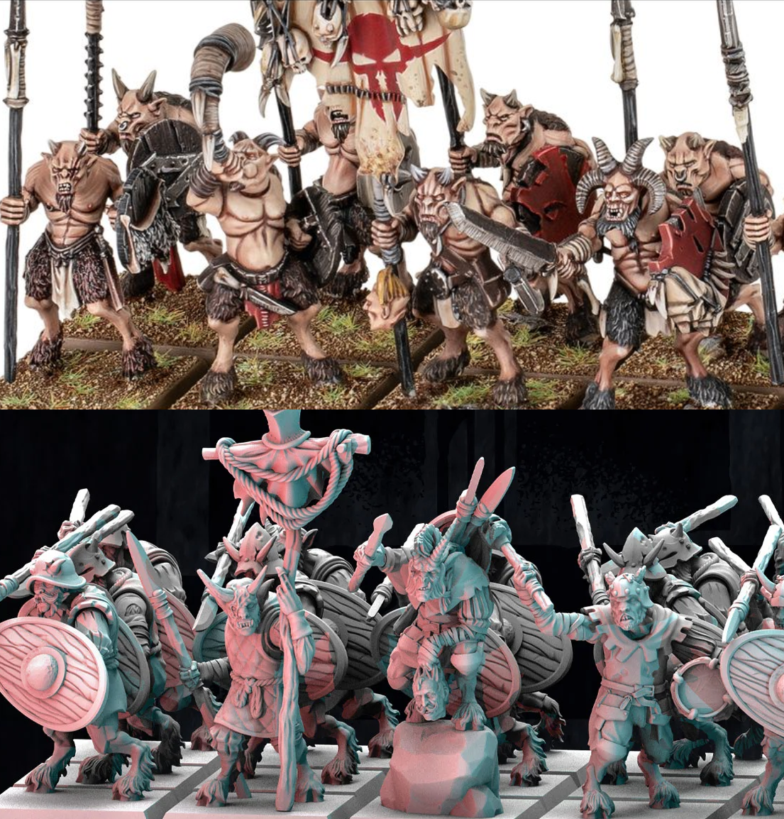 Comparison of Ungor designs: GW catalog vs. Last Sword STL